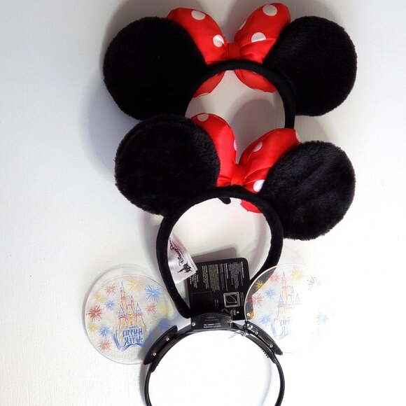3 Headbands 1- LIGHT UP Special Edition and   2   Classic Minnie Disney - Picture 6 of 13